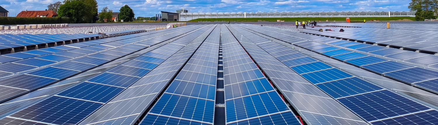 Industrial solar panels