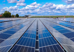 Industrial solar panels